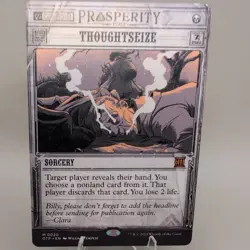 Thoughtseize - Outlaws of Thunder Junction: Breaking News - MTG OTJ - Image 1