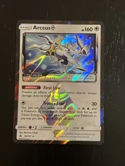 Pokemon TCG SM - Forbidden Light Arceus Prism Star 96/131 Rare Holo - Image 1