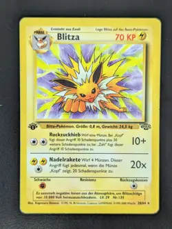 Blitza 1st Edition 20/64 Rare Jungle Jungle Set German VG Pokemon - Image 1