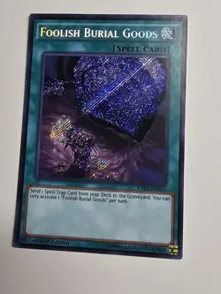Yugioh! Foolish Burial Goods RATE-EN065 1st Edition Secret Rare Lightly Played - Image 6