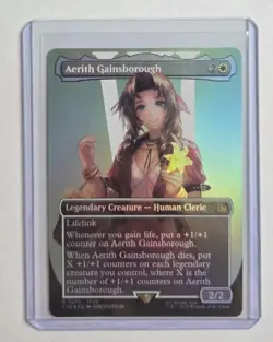 Aerith Gainsborough (#374) - Foil Extended Art Final Fantasy NM MTG - Image 1