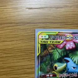 Pokemon Card Venusaur & Snivy GX 066/064 SM11a Tag Team SR Japanese 2019 - Image 2