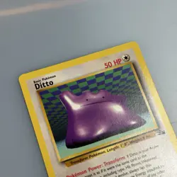 1999 Pokemon Ditto 18/62 Fossil Unlimited Rare Non Holo WOTC - LP Excellent - Image 4