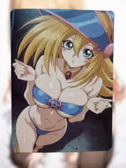 Dark Magician Girl Yugioh Anime Waifu Sexy Goddess Doujin Lewd Hentai Card - Image 1