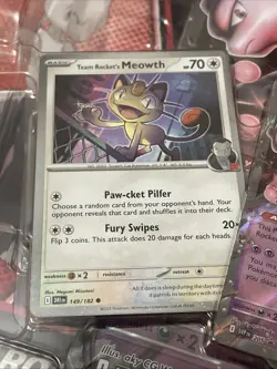 Team Rocket’s Mewtwo Ex 205 Promo - Regular Card & Jumbo Card + Meowth 149 + 174 - Image 2