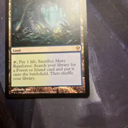 MTG Misty Rainforest Zendikar LP Magic The Gathering - Image 2