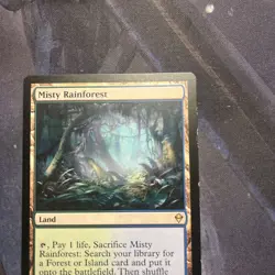 MTG Misty Rainforest Zendikar LP Magic The Gathering - Image 3
