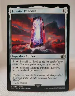 Magic MTG - Lunatic Pandora - Final Fantasy - NMINT #0262 - Image 1
