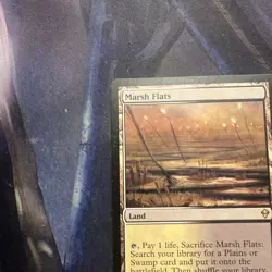 MTG Marsh Flats Zendikar Mp Magic The Gathering - Image 2