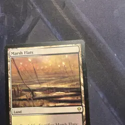 MTG Marsh Flats Zendikar Mp Magic The Gathering - Image 3