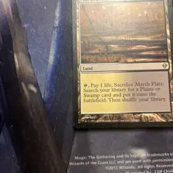 MTG Marsh Flats Zendikar Mp Magic The Gathering - Image 5