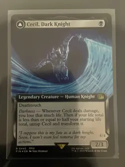 Cecil, Dark Knight - #445 - Rare - Extended Art - MTG: Final Fantasy - FIN - Image 1