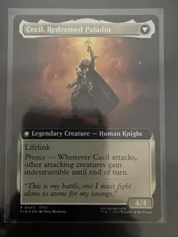 Cecil, Dark Knight - #445 - Rare - Extended Art - MTG: Final Fantasy - FIN - Image 2