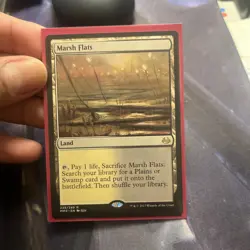 MTG Marsh Flats Modern Masters 2017 LP Magic The Gathering - Image 1