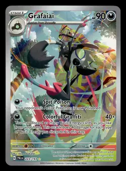 Grafaiai 223/193 Illustration Rare Paldea Evolved Pokemon Card - Image 1