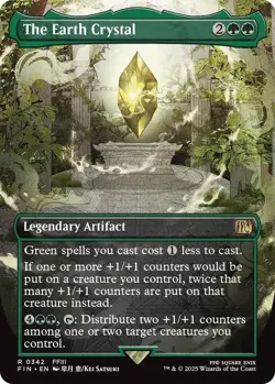 MTG FF NM FOIL Borderless The Earth Crystal - Image 1