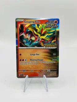 Pokemon Tcg - Gouging Fire 151 SVP Black Star Promo Surging Sparks Stamped - Image 1