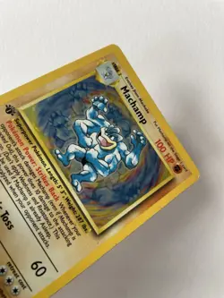 🔥 1st Edition Machamp 8/102 🔥 Original Holo Rare Base Set Pokemon Card 1999 - Image 3