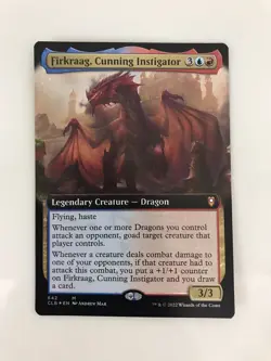 Firkraag Cunning Instigator Foil Extended Borderless MTG Magic Card NM Mint CLB - Image 1
