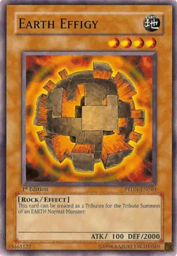 Earth Effigy PTDN-EN040 Common Yu-Gi-Oh Card Mint 1st Edition New - Image 4