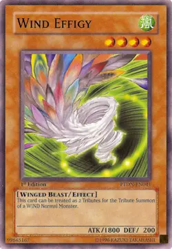 Wind Effigy PTDN-EN041 Common Yu-Gi-Oh Card Mint 1st Edition New - Image 1