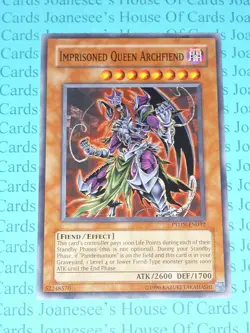 Imprisoned Queen Archfiend PTDN-EN032 Common Yu-Gi-Oh Card Mint (U) New - Image 4