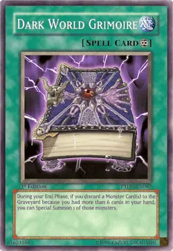 Dark World Grimoire PTDN-EN062 Common Short Print Yu-Gi-Oh Card Mint 1st New - Image 1