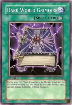 Dark World Grimoire PTDN-EN062 Common Short Print Yu-Gi-Oh Card Mint 1st New - Image 4