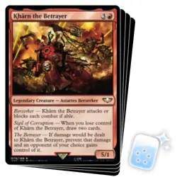 KHARN THE BETRAYER X4 Warhammer 40,000 Magic MTG MINT CARD - Image 2
