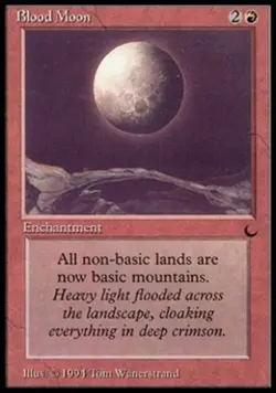 MTG English Blood Moon Medium Play Normal The Dark - Image 1