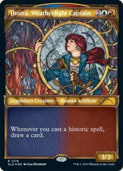 Jhoira, Weatherlight Captain (Halo Foil) -Foil Near Mint MTG Secret Lair - Image 1