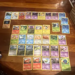 Pokémon BW Legendary Treasures Card Lot Of 37 Cards TCG many Rares!!! - Image 1