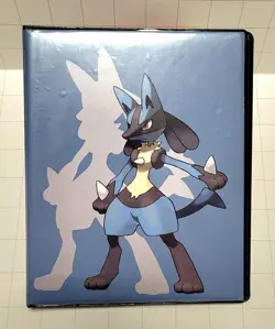 Lucario 4-Pocket Portfolio Binder With Two Jumbo Card Pages - Image 1
