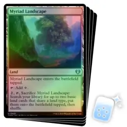 FOIL MYRIAD LANDSCAPE X4 Commander Masters Magic MTG MINT CARD - Image 2
