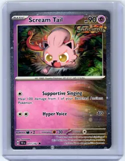 Scream Tail 077/162 NM Cosmos Holo Scarlet & Violet Promo Pokemon Card - Image 3