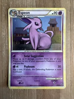 Espeon - 2/90 - Holo Rare Undaunted HGSS Heartgold TCG - Pokemon Card - VLP - Image 1