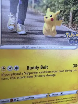 Pikachu ✨1c Start✨ 027/078 Pokémon GO! Trading Card Game 🌺 - Image 8