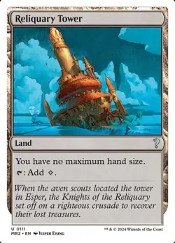 Reliquary Tower x1 1x Mystery Booster 2 White Border NM MTG - Image 1