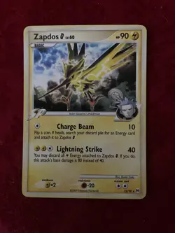 Pokemon TCG Zapdos G Lv. 60 Holo Rare 12/99, Platinum Acres (LP) - Image 1