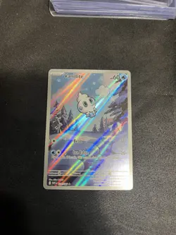 ENGLISH Near Mint Pokemon Vanillite IR 111/086 SV11W White Flare  - Image 1