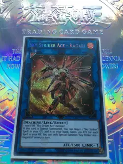YuGiOh!: SKY STRIKER ACE-KAGARI (MP19-EN257)1st Edition”PRISMATIC SECRET”-MINT- - Image 2
