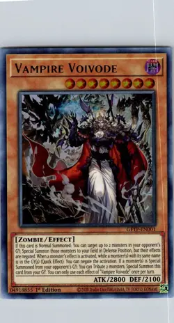 Vampire Voivode GFTP-EN001 Ghosts From the Past 1st Edition Holo - Image 3
