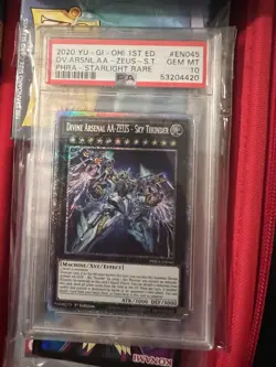 Yugioh PSA 10 STARLIGHT Divine Arsenal AA-ZEUS Sky Thunder 1stEdition PHRA-EN045 - Image 1
