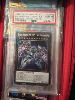 Yugioh PSA 10 STARLIGHT Divine Arsenal AA-ZEUS Sky Thunder 1stEdition PHRA-EN045 - Image 2