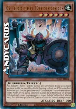 DODODODODO WARRIOR • (Dododo Warrior) • Ultra R • DUAD IT004 • 1Ed • Yugioh! - Image 1