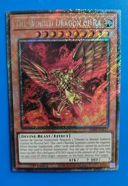 Yugioh EUROPRINT The Winged Dragon of Ra Yugioh RA03-EN137 Platinum Secret Rare - Image 3