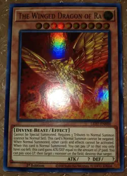 The Winged Dragon of Ra - LED7-EN000 - Ultra Rare - Alternate Art - NM - Yugioh - Image 5