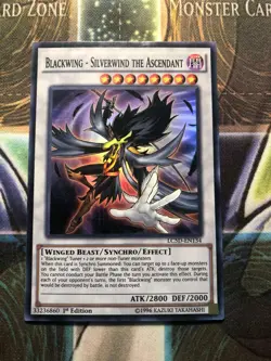 * BLACKWING - SILVERWIND THE ASCENDANT * SUPER RARE LC5D-EN134 YUGIOH! - Image 2