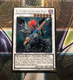 *** BLACKWING ARMED WING *** PREMIUM GOLD RARE PGLD-EN078 YUGIOH! - Image 1