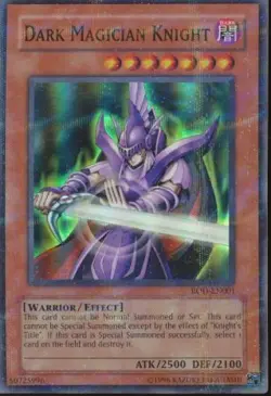 Dark Magician Knight - ROD-EN001 - Parallel Rare NM Video Game Yugioh Promo - Image 1